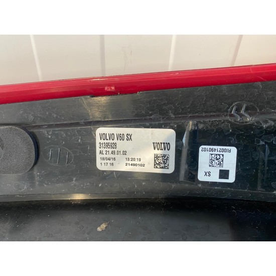 Taillight Left Volvo V60 2017 31395928