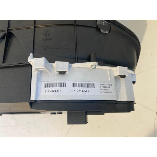 Combined instrument speedometer KM/H VOLVO V60 2017 31453089 36003009