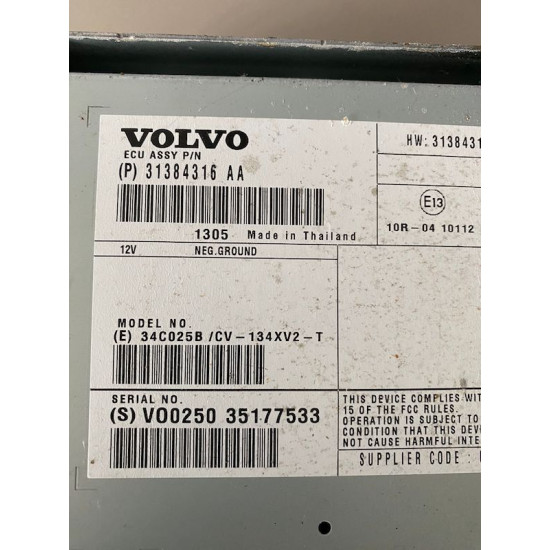 Statie Audio Volvo V40 31384316