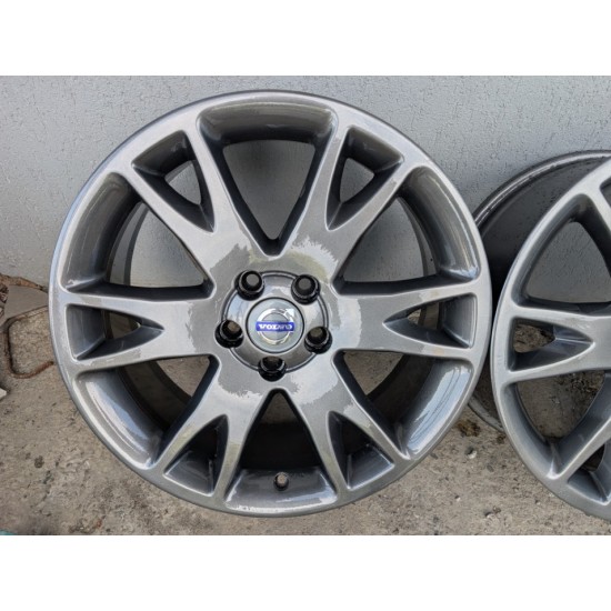 Volvo OEM Wheels Rims ATLANTIS Gun metallic 18" Alloys XC90 XC70 30639519 Volvo OEM Wheels Rims ATLANTIS Gun metallic 18" Alloys XC90 XC70 30639519