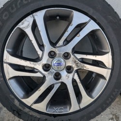 Volvo OEM Wheels VALDER rims 17" Alloys XC70 XC60 tires 215/60R17 - 30602112