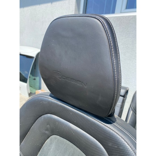 Black leather suede interior VOLVO V90 R-DESIGN 2017+