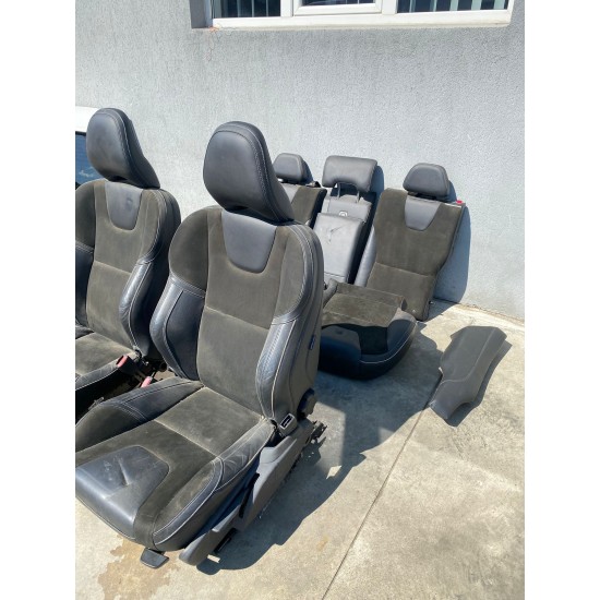 Black leather interior R-DESIGN with heating VOLVO XC60 2014-2017
