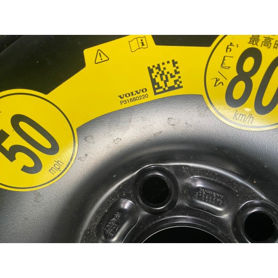 Spare tire T125/80R18 Volvo XC90 XC60 XC40 31680220 31362275