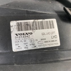 Left Xenon Headlight Volvo V70 S80 XC70 2007-2013 31214347