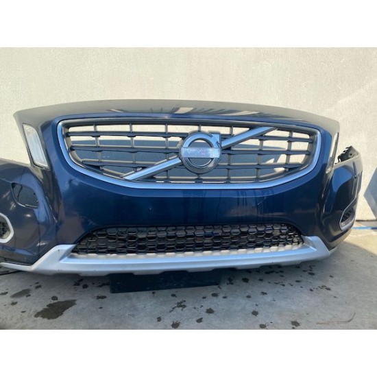 Front bumper with washer holes Volvo S60 V60 2011 30795006 30795019 31297472 3980250 39808095 498-46