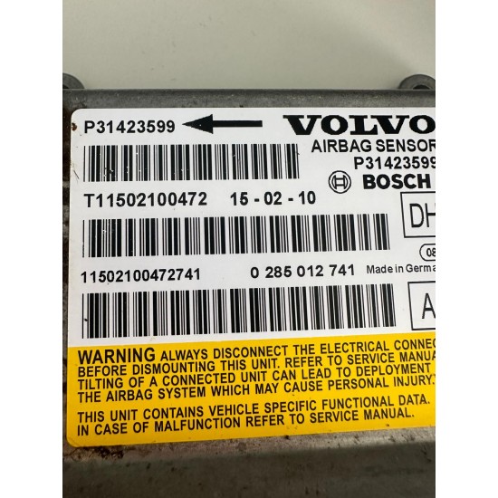 Calculator airbag Volvo XC60 S60 V60 31423599