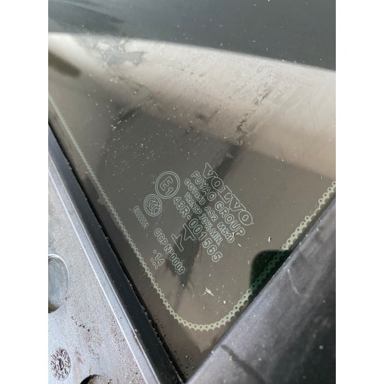 Rear right window glass VOLVO S60 2011-2018 31385449