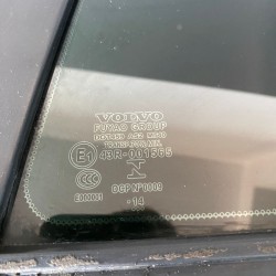 Rear left window glass VOLVO S60 2011-2018 31385448