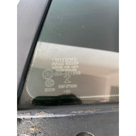 Rear left window glass VOLVO S60 2011-2018 31385448 Rear left window glass VOLVO S60 2011-2018 31385448