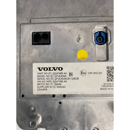 Display navigatie VOLVO XC60 XC90 XC40 V60 V90 32247465 32247466 31654030 36010873 32250735