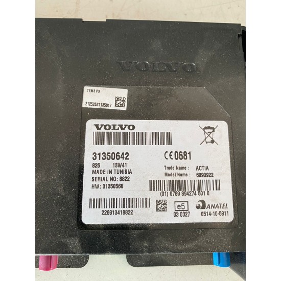 Phone Control Unit Volvo V60 S60 2014+ 31350568 31350642