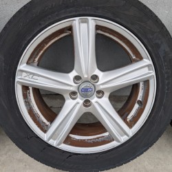Volvo OEM Wheels VULCANIS 19" rims XC90 XC70 tires 255/50R19 Pirelli 30635721 / 30635722 