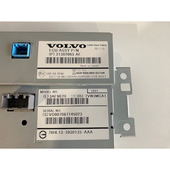 Display mare VOLVO XC60 2010+ 31382065 Display mare VOLVO XC60 2010+ 31382065