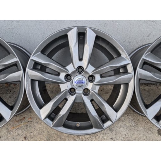 Volvo OEM Wheels NJORD Gun Metallic Rims 18" Alloys S60 V60 S80 V70 V40 S40 V50 C30 C70 XC70 31200603