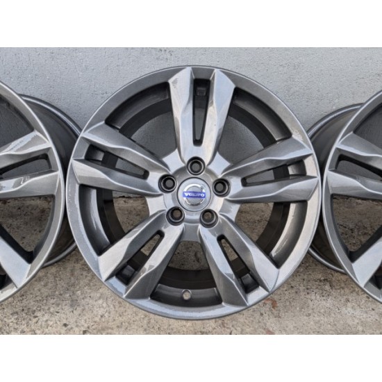 Volvo OEM Wheels NJORD Gun Metallic Rims 18" Alloys S60 V60 S80 V70 V40 S40 V50 C30 C70 XC70 31200603