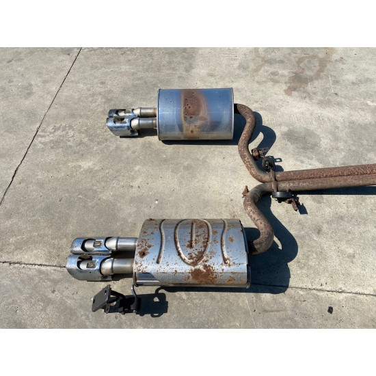 Exhaust system silencer R-DESIGN with 4 exhaust pipes VOLVO XC90 31303751AA 30733077 30733165