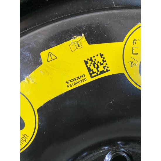 Spare wheel 125/80 R17 Volvo XC60 S80 V70 XC70 2008-2017 31680220 31302356 Spare wheel 125/80 R17 Volvo XC60 S80 V70 XC70 2008-2017 31680220 31302356