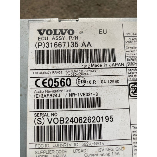 Magazie CD Volvo S60 V60 XC60 31667135