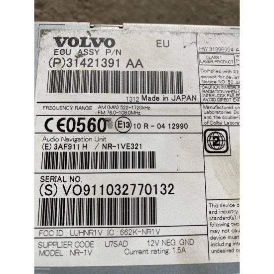 Magazie CD Volvo S60 V60 XC60 31421391