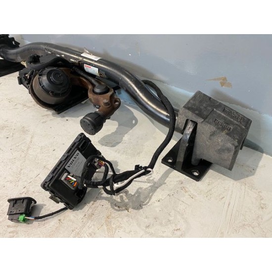 Towing hook folding electric with cable harness module and switch VOLVO S90 2018 31664223 32296481 32296482 