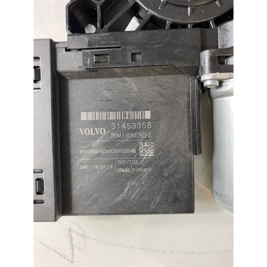Front right motor window lift Volvo XC90 2016-2017 31453358 31440412