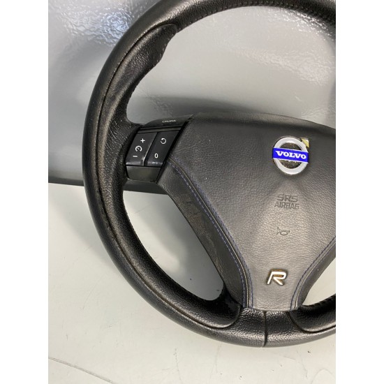Volan 3 Spite piele cu airbag VOLVO S60R 2006-2009 30741693 3409803 30754312 32332161