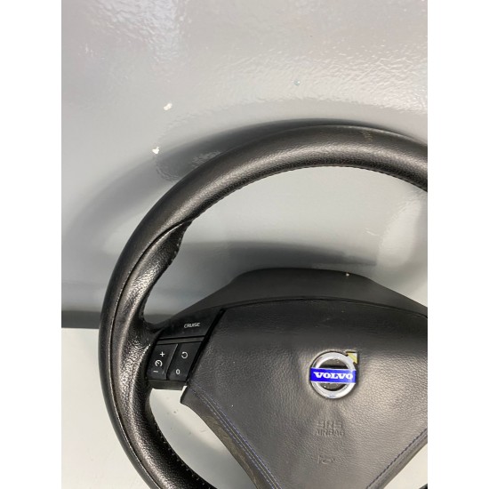 Volan 3 Spite piele cu airbag VOLVO S60R 2006-2009 30741693 3409803 30754312 32332161