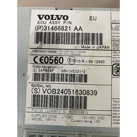 Magazie CD Volvo V60 S60 V70 V40 2014+ 31466821