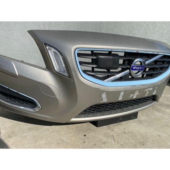 Front bumper with washer holes Volvo S60 V60 2011 30795006 30795019 31297472 3980250 39808095 484-16