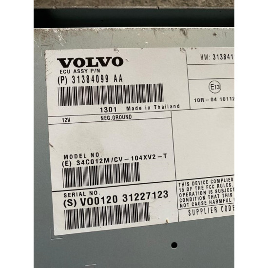 Statie audio Volvo V40 V60 XC60 XC70 31384099