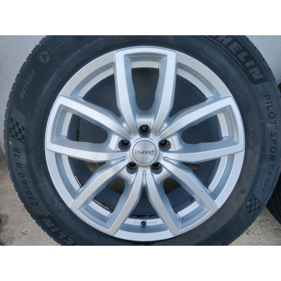 Jante DEZENT 18″ 5×108 Volvo XC90 XC70 anvelope vara 235/60R18 Michelin KBA 49357 