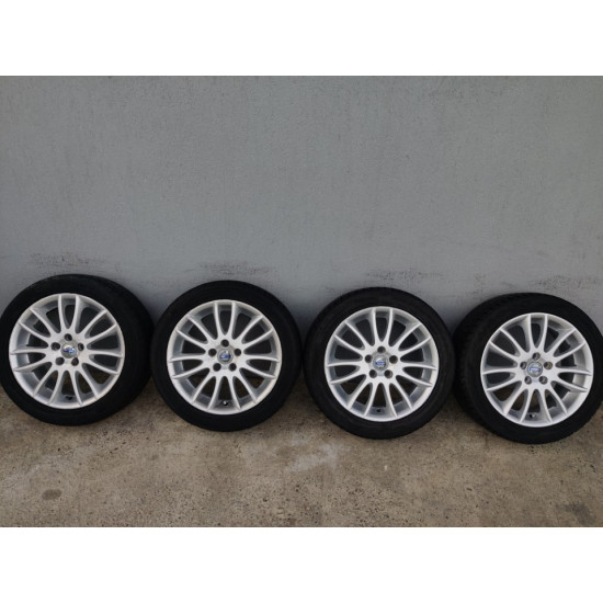 Volvo OEM Wheels SPARTACUS rims 17" V40 S40 V50 S60 V60 S80 V70 C30 C70 tires 205/50R17 - 30671414