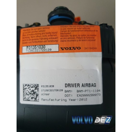 Airbag module VOLVO S60 V60 V40 XC60 V70 XC70 31351030