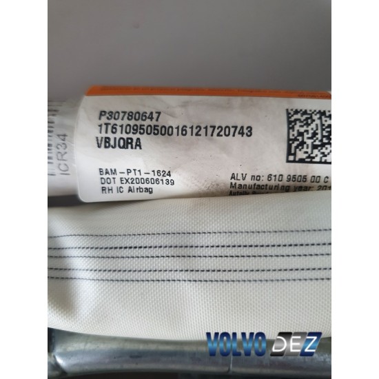 Airbag cortina dreapta VOLVO S60 V60 30780647