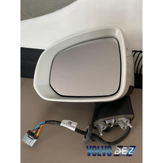 Left side mirror white, 11 wires Volvo XC90