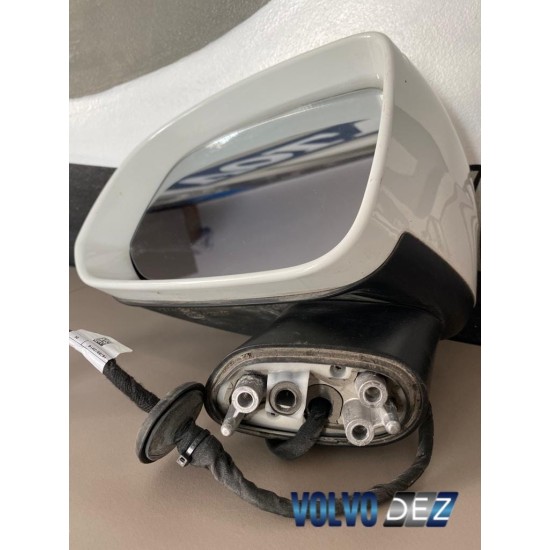 Left side mirror white, 11 wires Volvo XC90