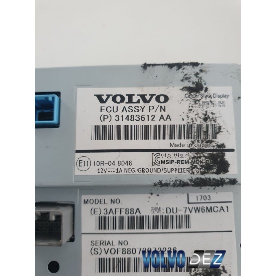 Display mare VOLVO S60 V60 XC60 2010+ 31483612