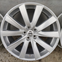  19-Inch 10-Spoke Turbine Silver Alloy Wheel Volvo XC40 XC60 XC70 XC90 S90 V90 cod 31362276