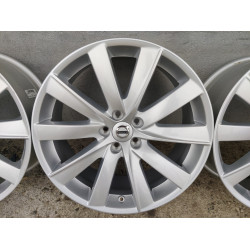  19-Inch 10-Spoke Turbine Silver Alloy Wheel Volvo XC40 XC60 XC70 XC90 S90 V90 cod 31362276