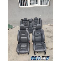 Interior negru piele VOLVO S60 2010-2014