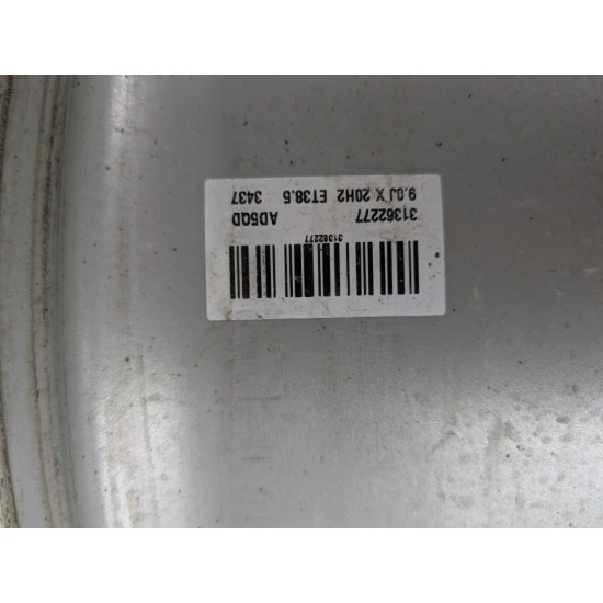 1xVolvo OEM Wheel 10 spokes Rims Inscription 20" Alloy XC90 XC60 XC70 XC40 S90 V90 31362277